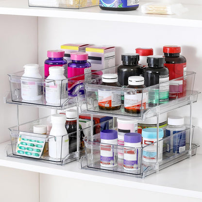2-Tier Organizer for Kitchen & Bathroom Storage