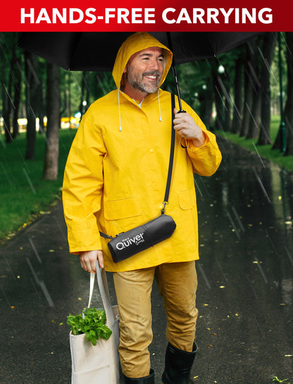 Windproof Travel Umbrella with Auto Open/Close