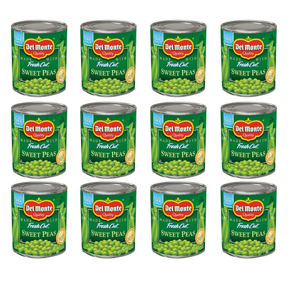 Del Monte Canned Sweet Peas, 12 Pack, 8.5 oz