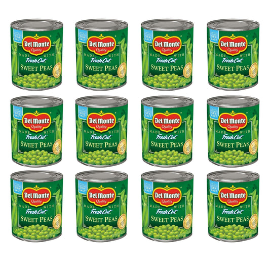 Del Monte Canned Sweet Peas, 12 Pack, 8.5 oz