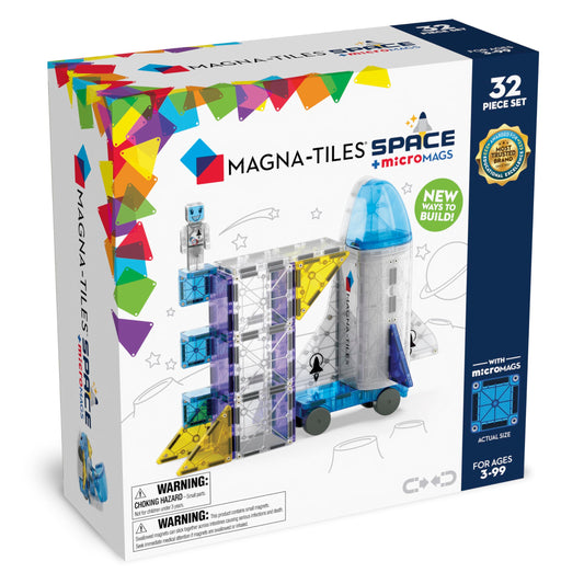 MAGNA-TILES 32-Piece Magnetic Building Set