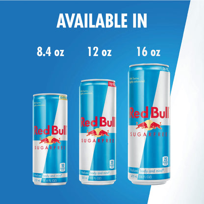 Red Bull Sugar Free Energy Drink, 4 Pack