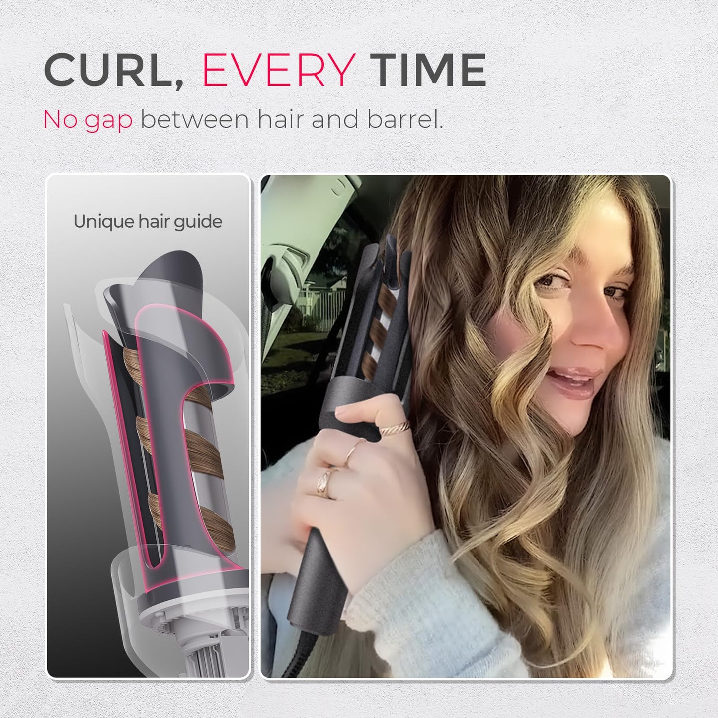 TYMO Curling Iron for Beach Waves