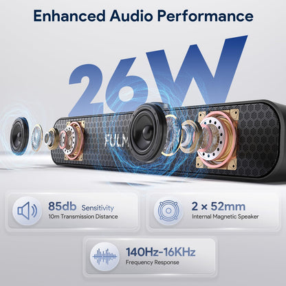 FULMINARE 26W Bluetooth Speaker with 30H Playtime