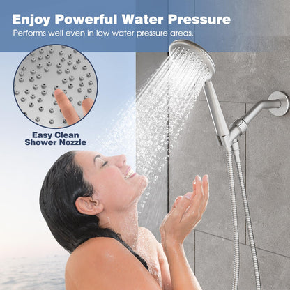 GABRYLLY High Pressure 5-Setting Handheld Shower Head