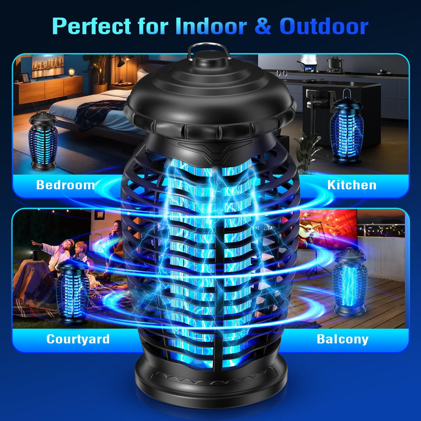 High Powered Electric Mosquito Zapper for Home