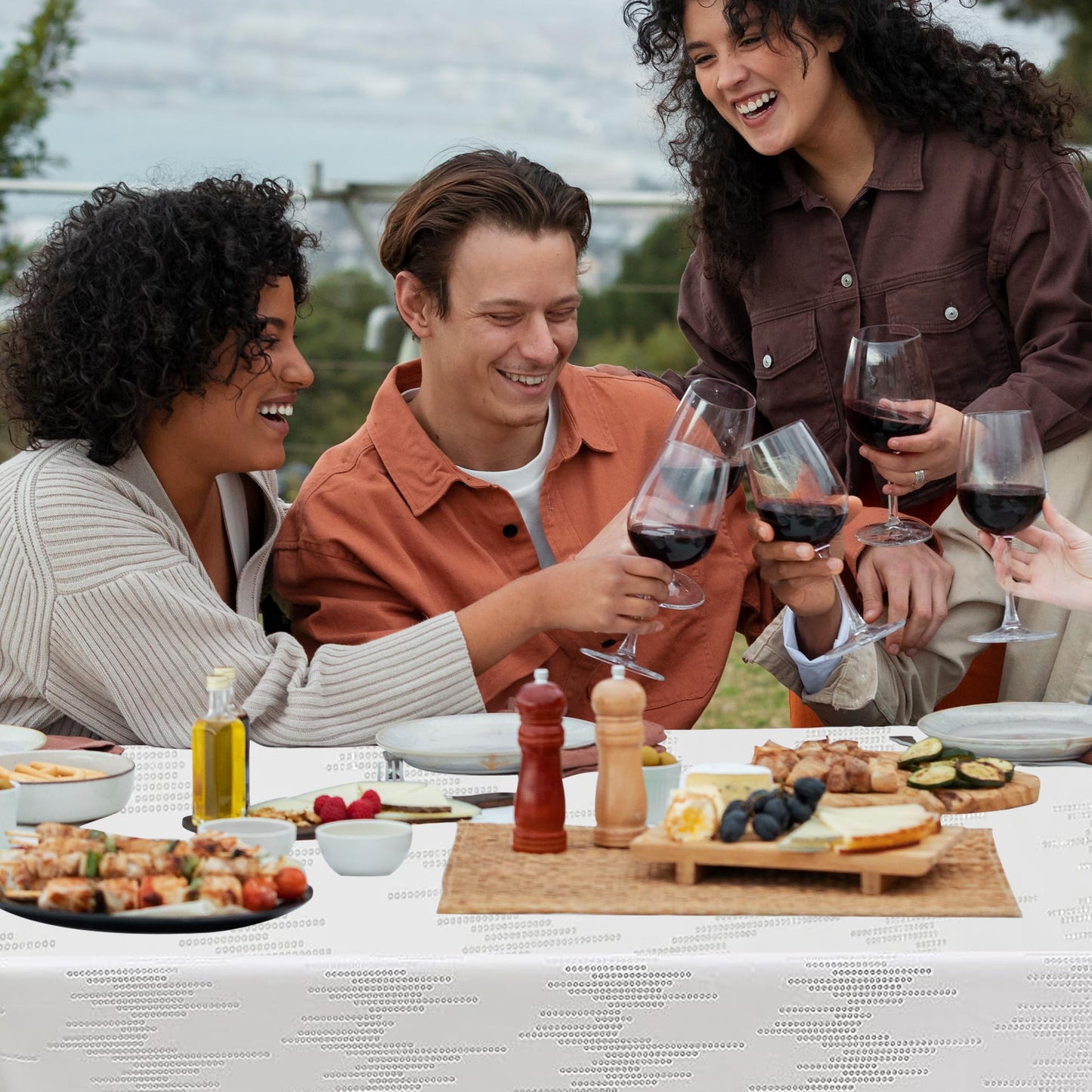 Rectangular Velvet Tablecloth for Dining Parties
