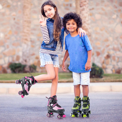 Adjustable Quad Roller Skates for Kids