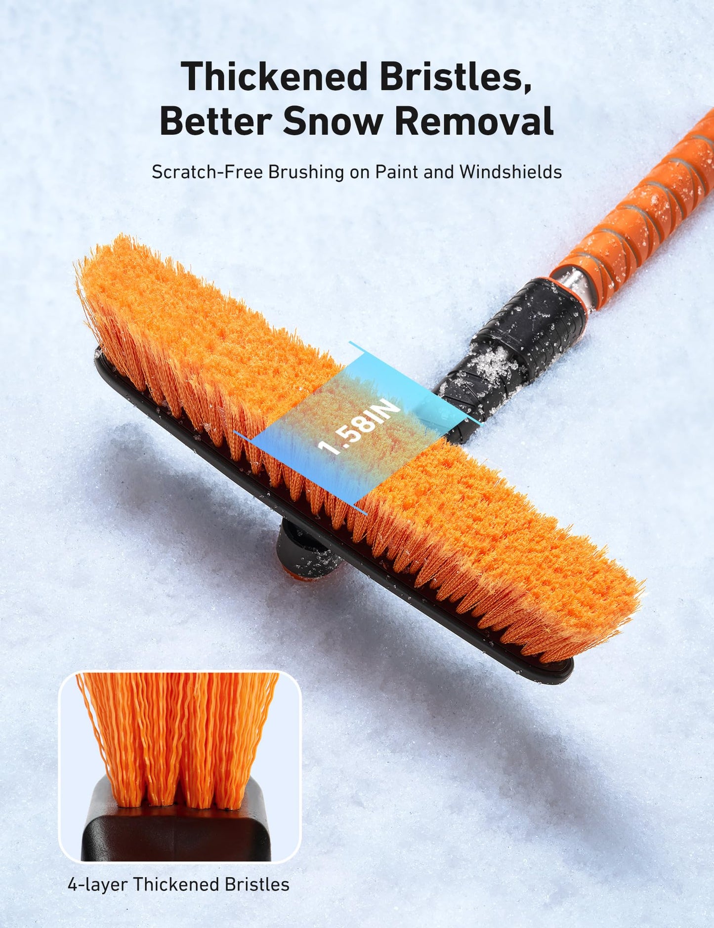 AstroAI 39.37" Ice Scraper and Snow Brush