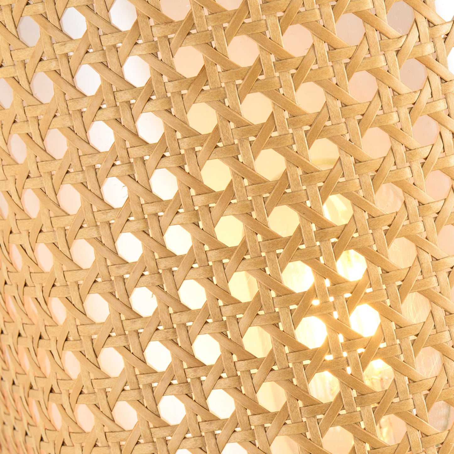 XININSUN Wall Sconces Set of Two, Plug in Wall Sconces,Rattan Lampshade,Wall Lamp with Plug in Cord and Dimmable Switch,Wall Lights Fixtures for Bedroom Living Room Hallway.