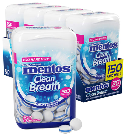 Mentos Sugarfree Hard Mints, Intense Peppermint