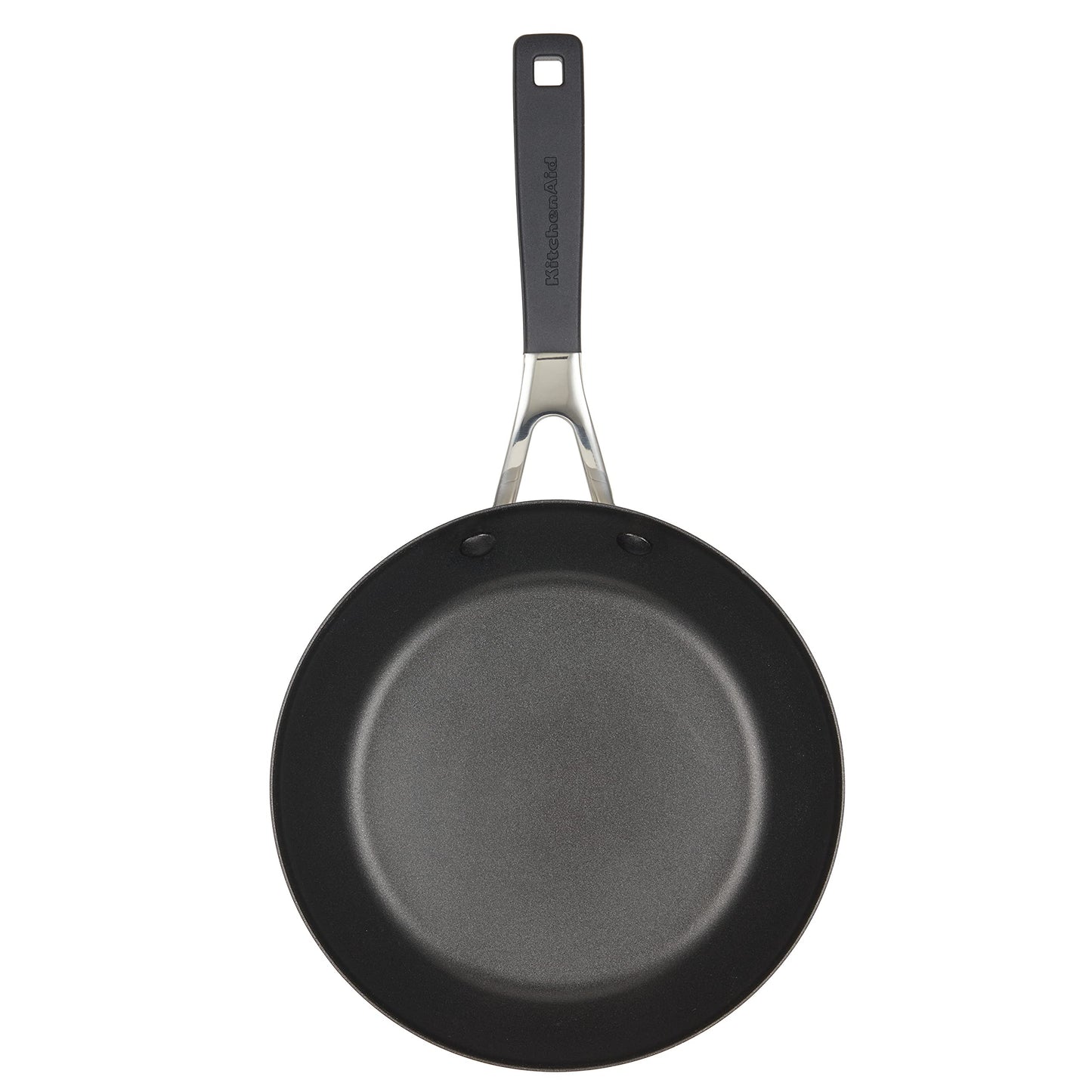 KitchenAid Hard Anodized Nonstick Frying Pans/Skillet Set, 8.25 Inch and 10 Inch, Onyx Black