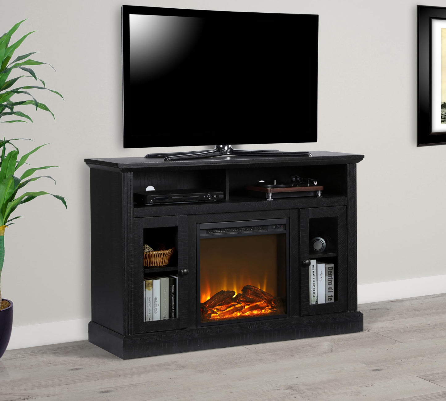 Ameriwood Chicago Fireplace TV Stand for 50" TVs