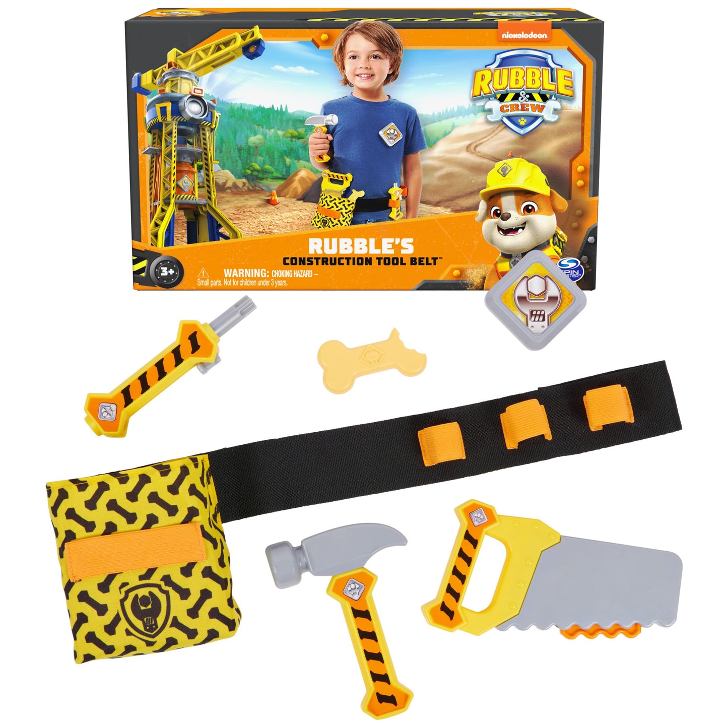 Rubble & Crew Tool Belt with 6-Piece Kids Set
