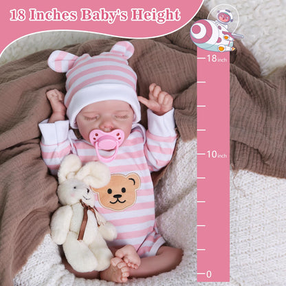 18-Inch Lifelike Reborn Baby Doll