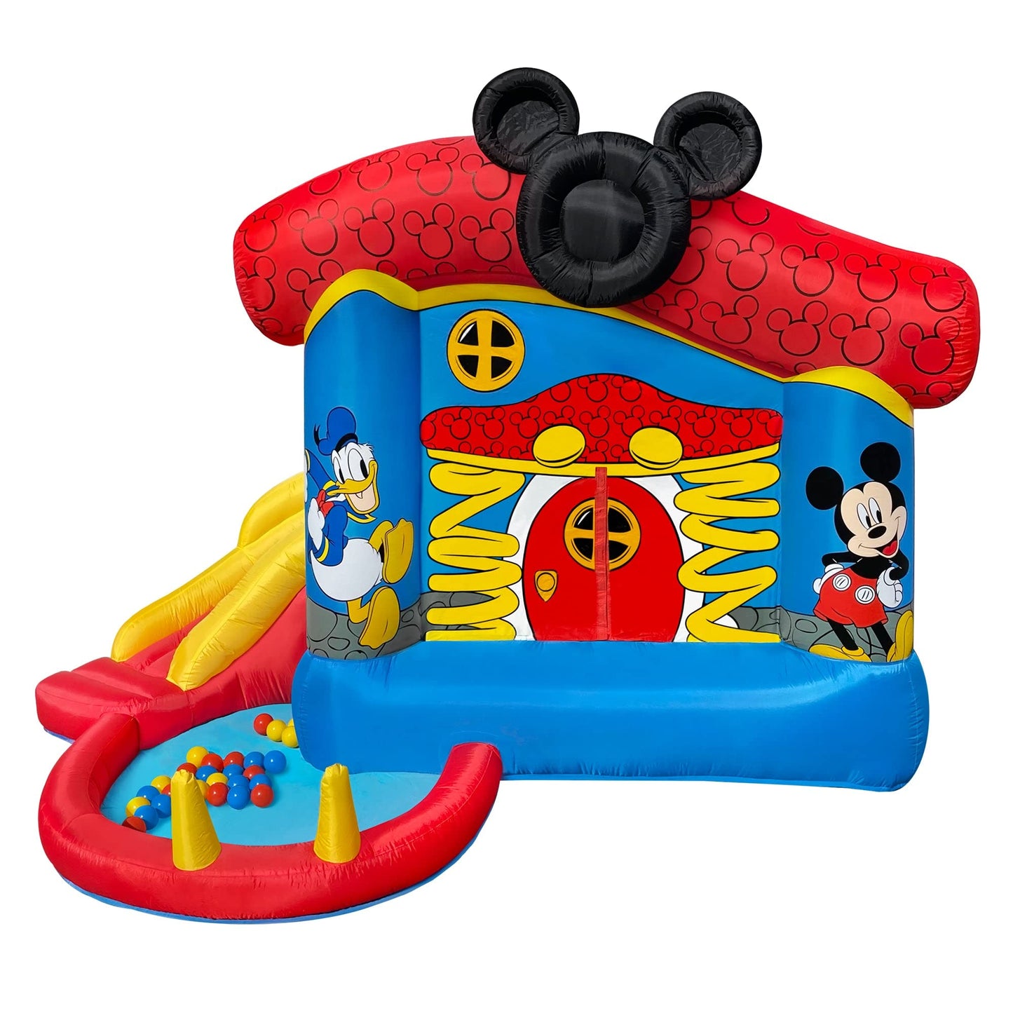 Mickey Mouse Bounce House with Slide and Blower