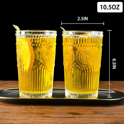 10.5 OZ Highball Glasses Set of 4