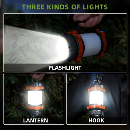 AlpsWolf Rechargeable Camping Lantern with Power Bank