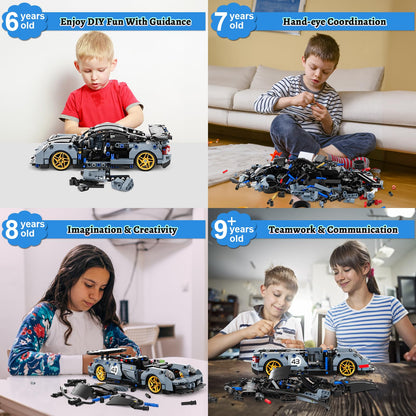 STEM Remote Control Car Building Kit for Kids