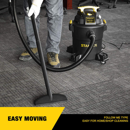 Stanley - SL18116P Wet/Dry Vacuum, 6 Gallon, 4 Horsepower Black