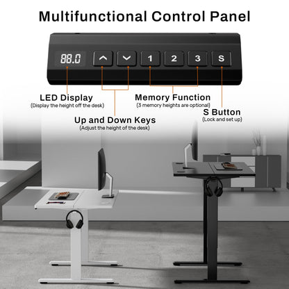 GallopFun Adjustable Height Electric Standing Desk