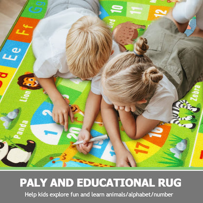 Kids Educational ABC Alphabet Play Rug 6.6' x 5'