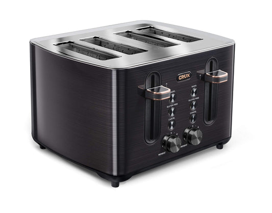 Crux 4-Slice Toaster with Extra Wide Slots