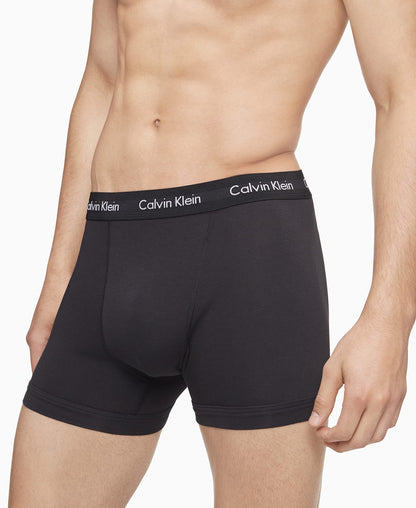 Calvin Klein Men's Cotton Stretch Megapack Boxer Briefs, Black (7 Pack), L