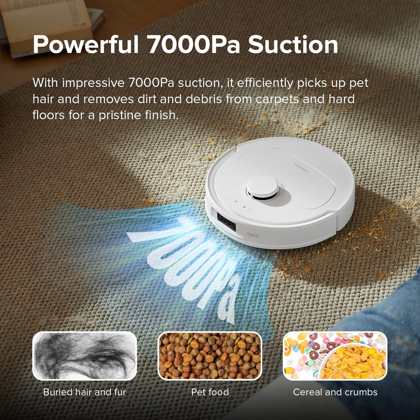Roborock S Robot Vacuum and Mop with Self-Drying