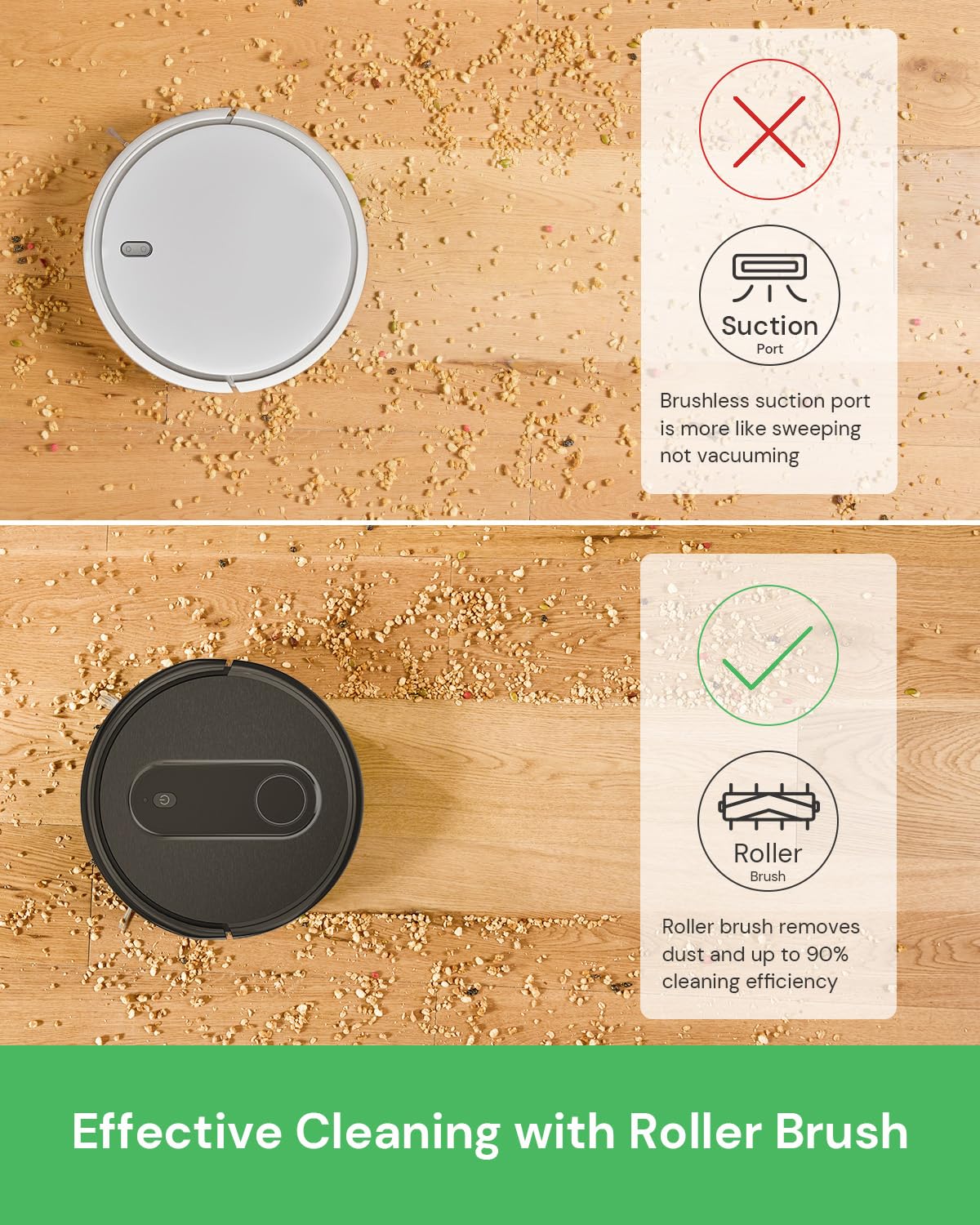 Vexilar Robot Vacuum and Mop with Smart Control