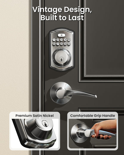 Veise Keyless Electronic Door Lock with Handles