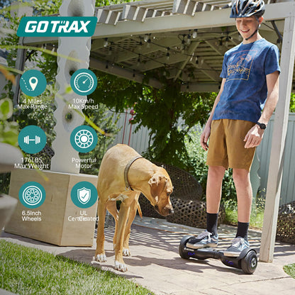 Gotrax Edge Hoverboard with LED Wheels & Headlight