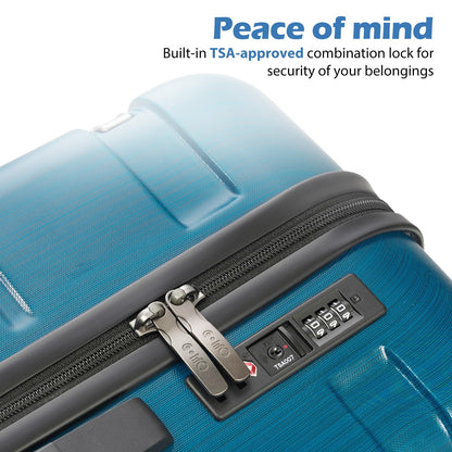 Coolife 28" Expandable Spinner Luggage with TSA Lock