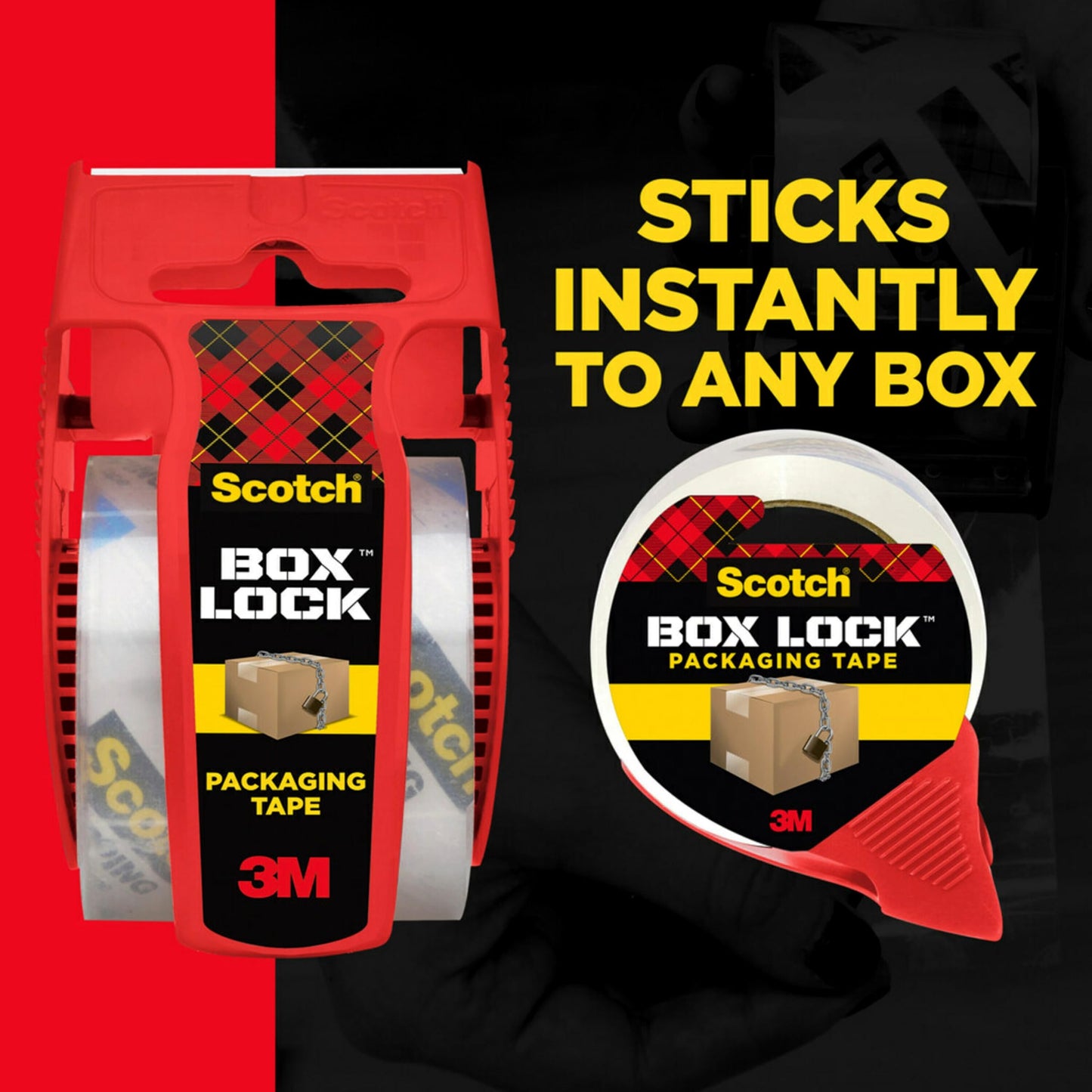 3 Rolls Scotch Extreme Grip Packing Tape