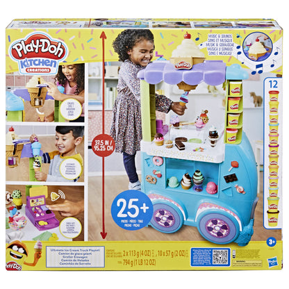 Play-Doh Ice Cream Truck Toy Playset for Kids