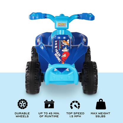 Sonic 6V ATV Quad Ride-On Toy for Kids