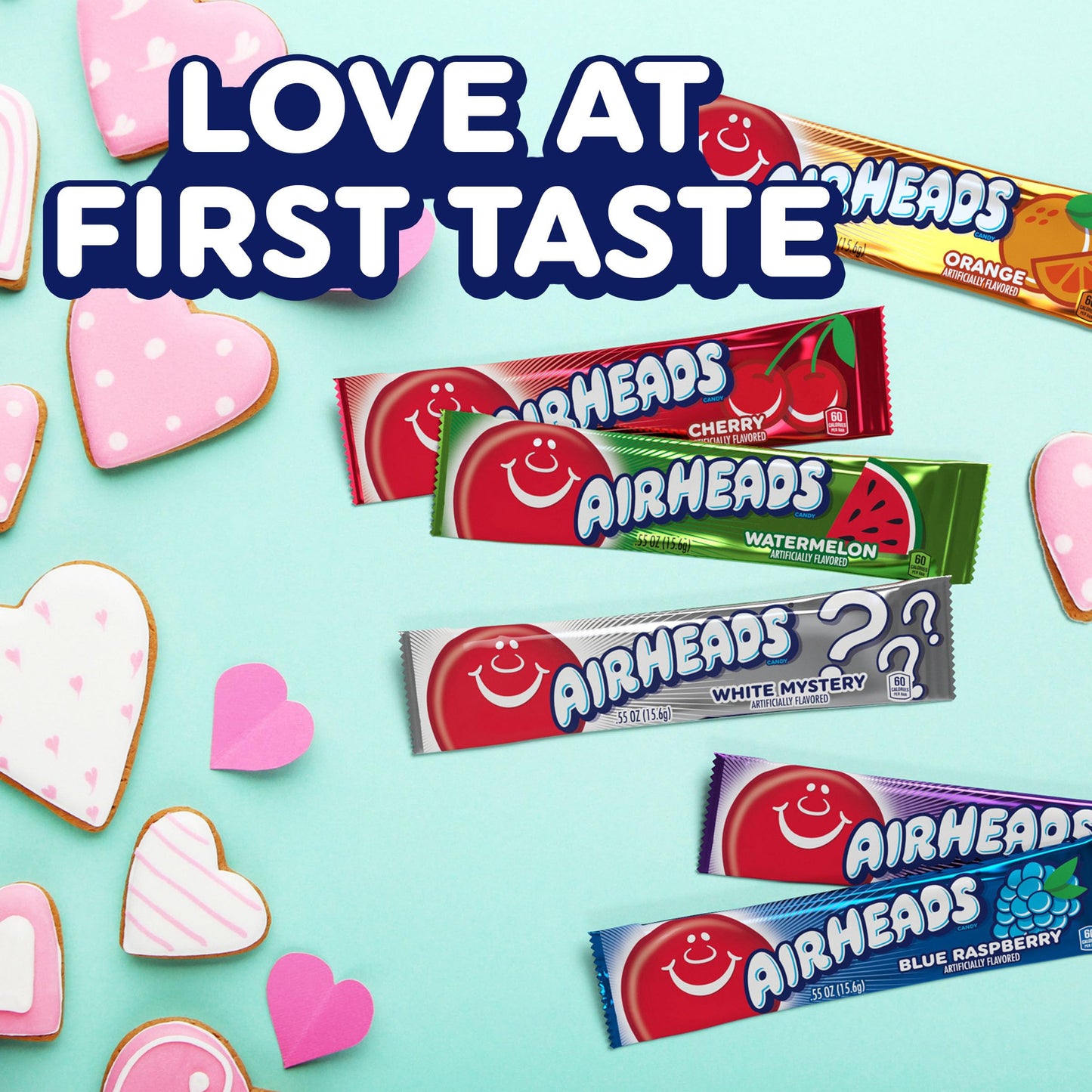 Airheads Assorted Fruit Candy Theater Box, 12 Pack