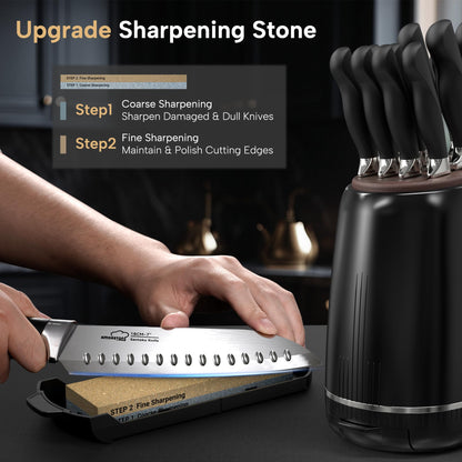 14-Piece Stainless Steel Kitchen Knife Set