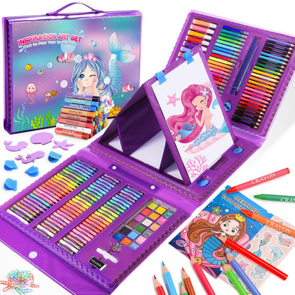 Art Supplies Kit for Kids Ages 4-12