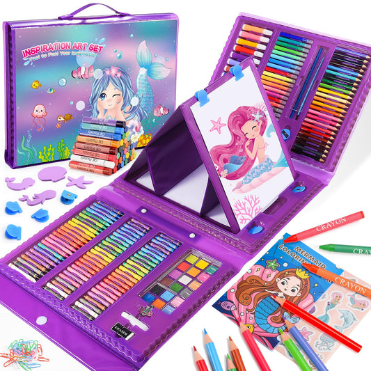 Art Supplies Kit for Kids Ages 4-12