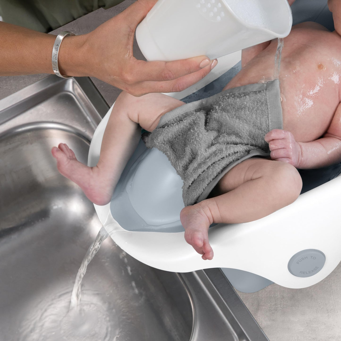 Baby Bath Seat with Soft Support and Recline