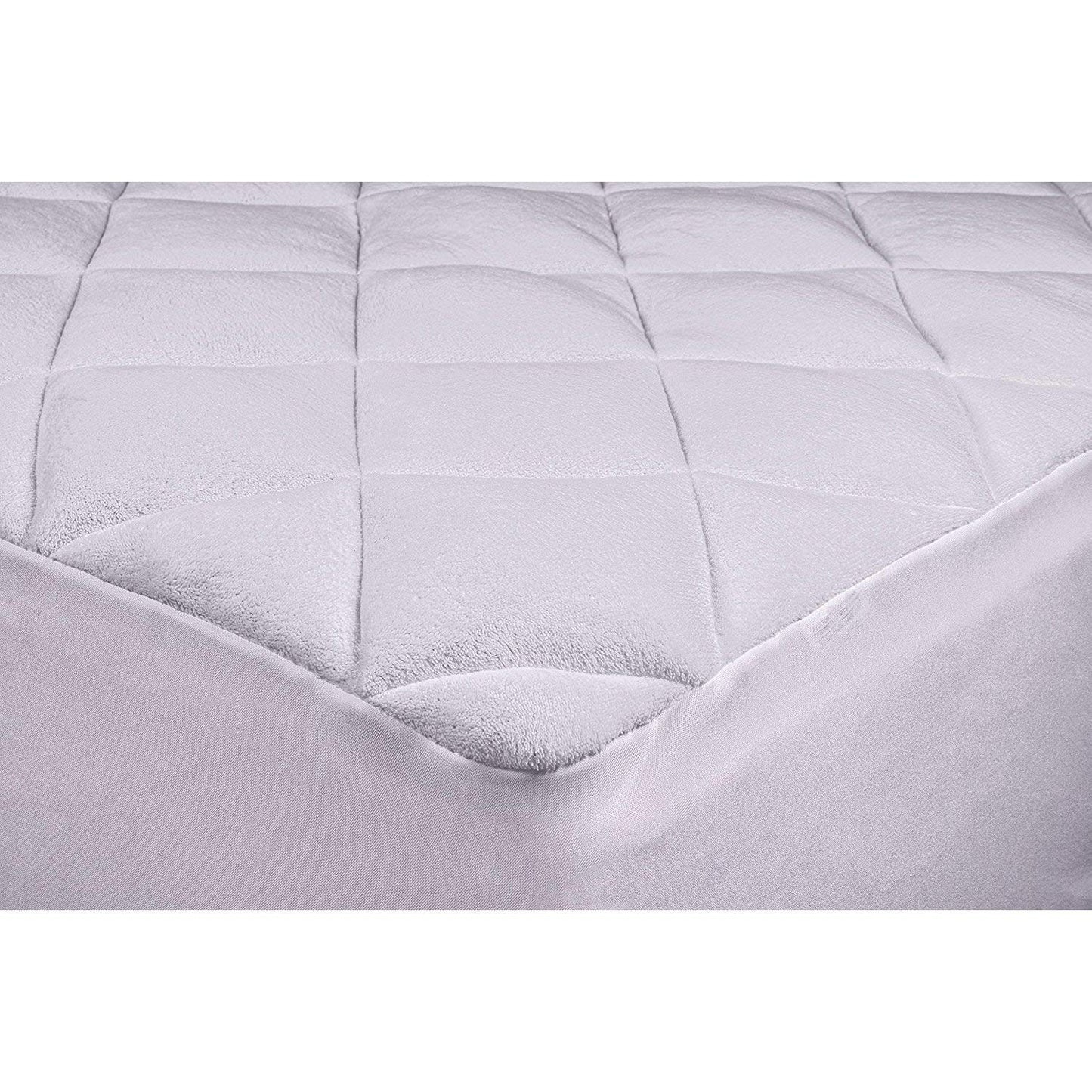 Twin Size Mattress Pad - Soft Hypoallergenic Protector