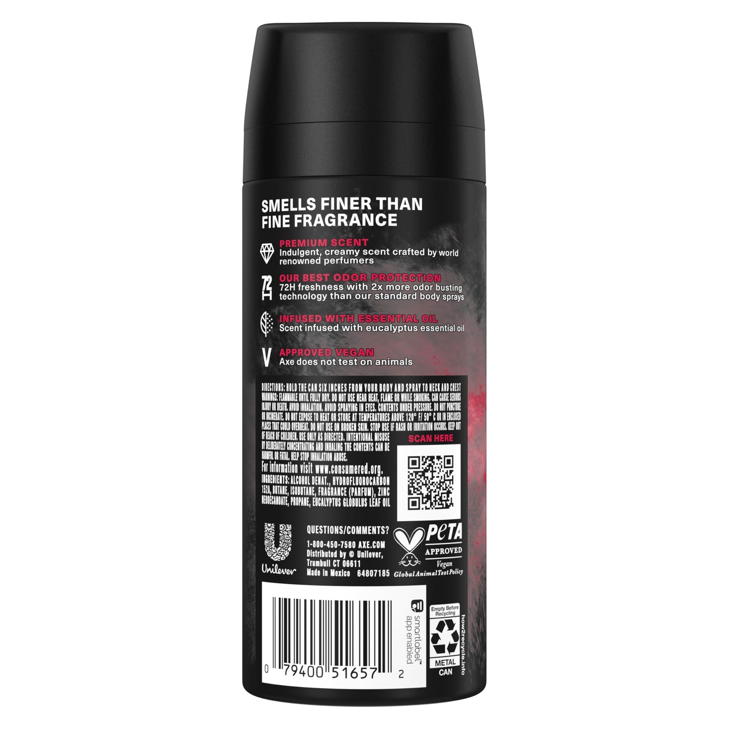 AXE Cherry Spritz Aluminum Free Body Spray