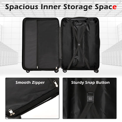 3-Piece Luggage Sets, Luggage Expandable, Luggage Sets with 4-Wheel Spinner, Lightweight Luggage Sets, Suitcase Set for Various Travel Needs (20"/24"/28")