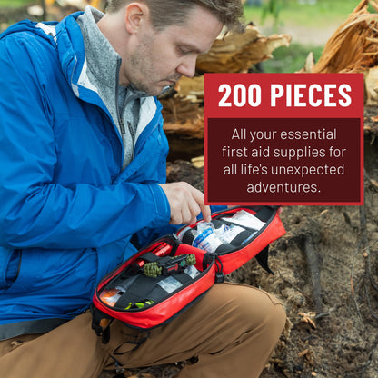 Surviveware 200-Piece Waterproof First Aid Kit