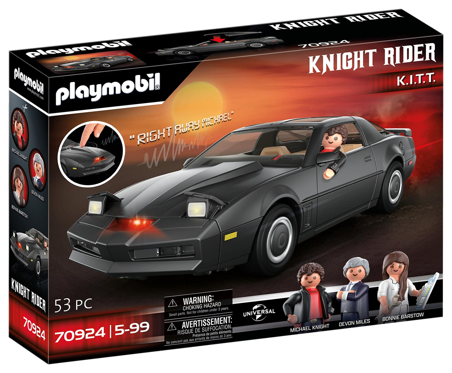 Playmobil Knight Rider K.I.T.T Vehicle Set