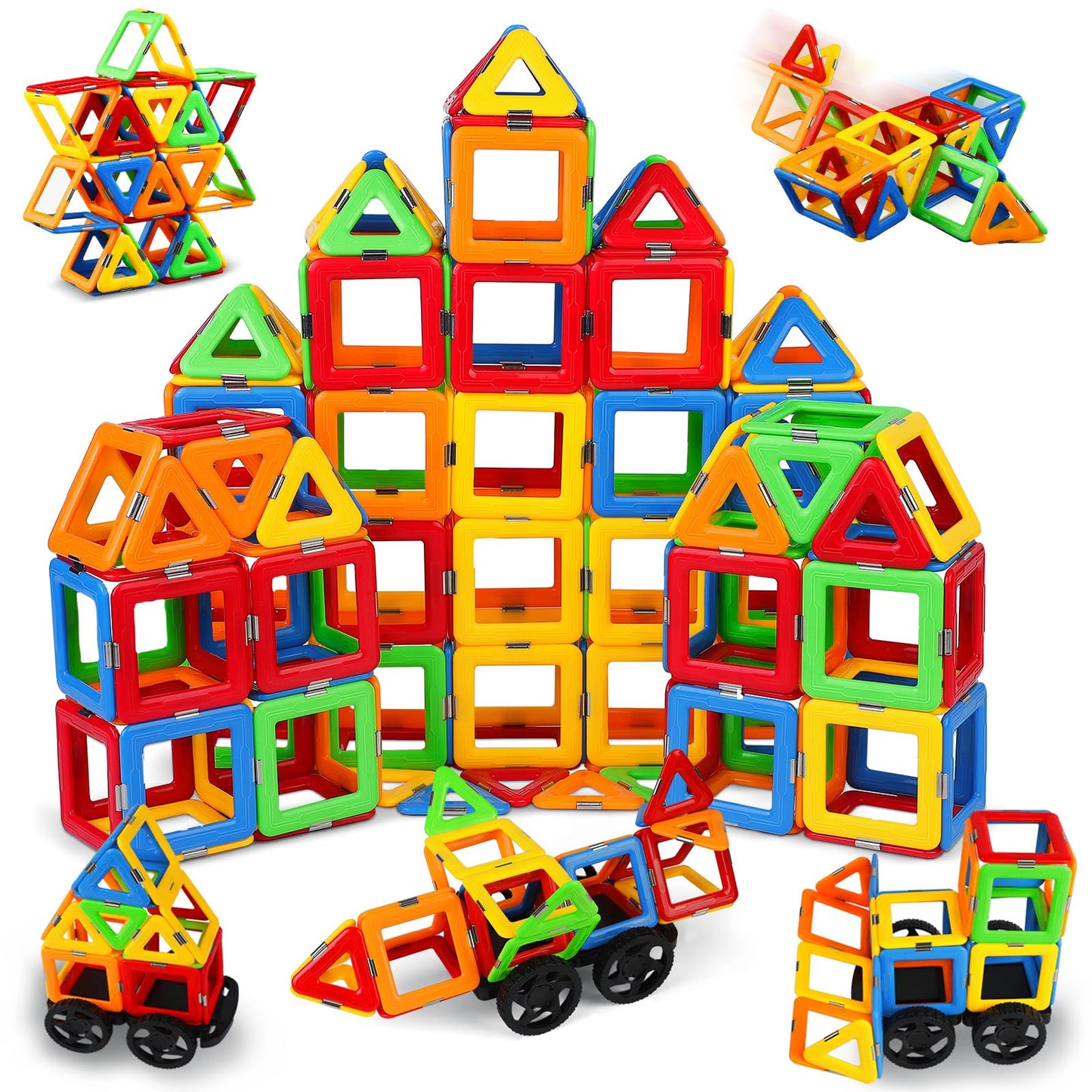38PCS Magnetic Building Blocks for Kids STEM