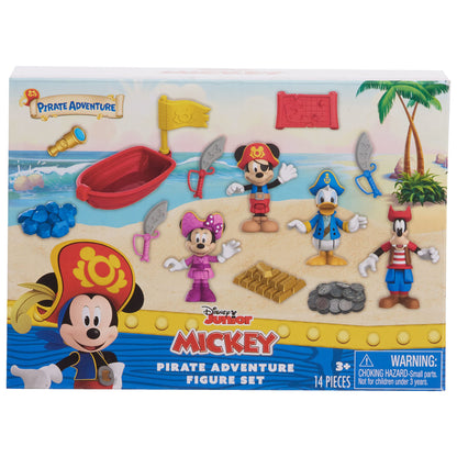 Mickey Mouse Pirate Adventure Figure Set, Kids Toys for Ages 3 Up, Amazon Exclusive