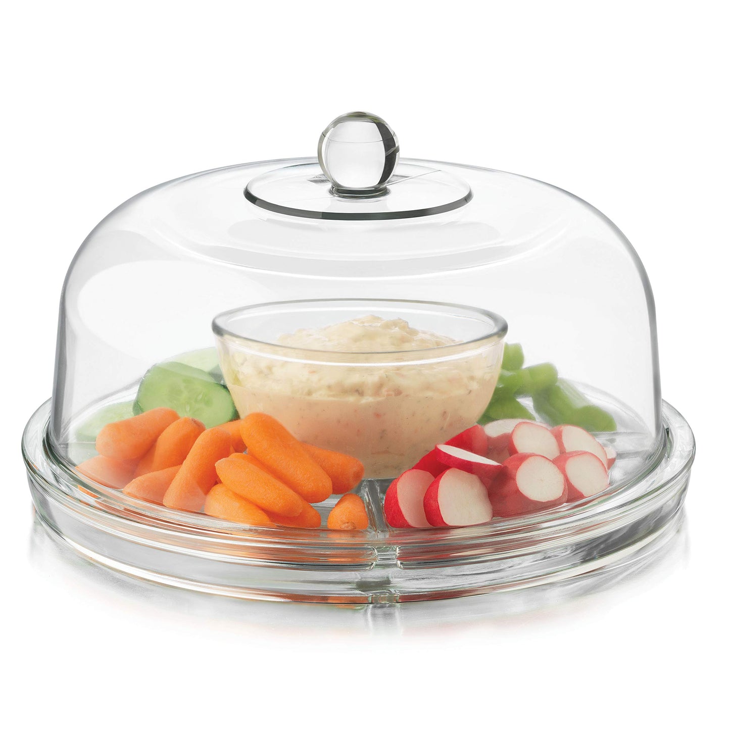 Libbey 6-in-1 Multiuse Glass Serving Bowl
