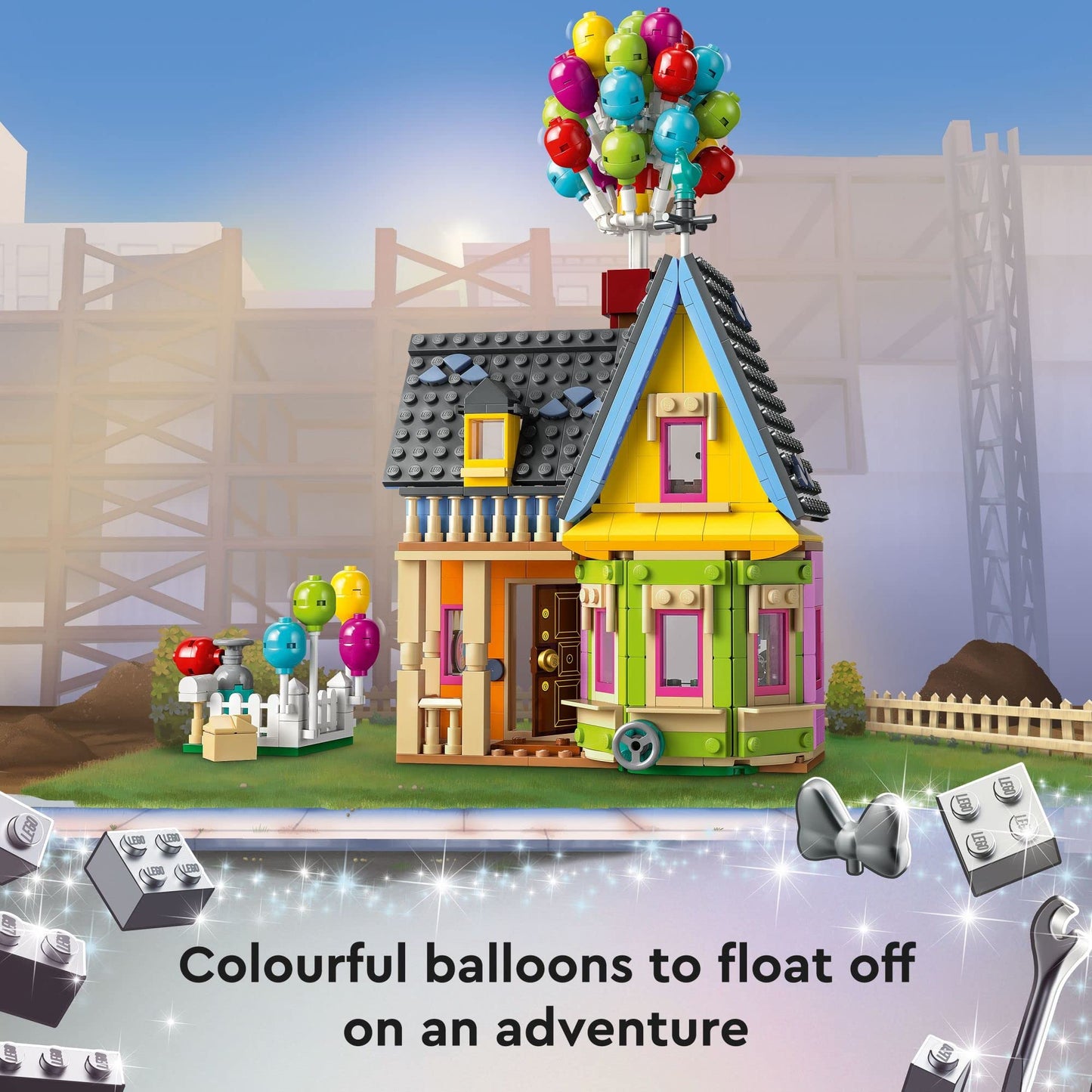 LEGO Disney and Pixar ‘Up’ House, Classic Disney Celebration Building Toy Set for Kids and Movie Fans Ages 9 and Up, A Fun Gift for Disney Fans and Anyone Who Loves Creative Play, 43217